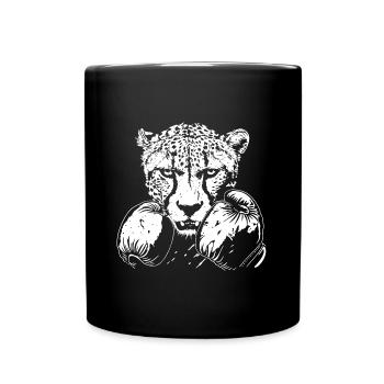 Guépard Boxer Arts Martiaux MMA - Mug uni - noir - Devant