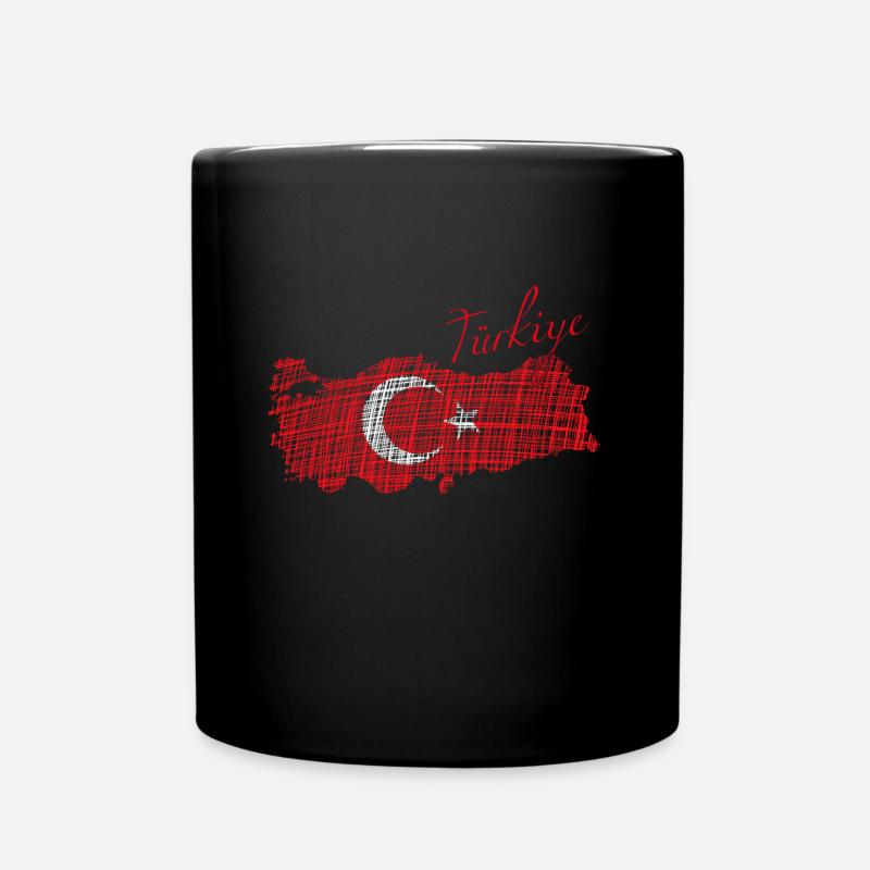 Türkiye Türkei - Tasse einfarbig - Schwarz