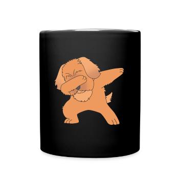 Chien pékinois - Mug uni - noir - Devant