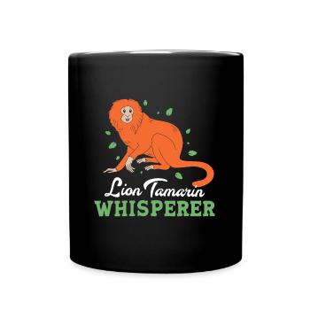 Singe Tamarin Singe Singe Visage de Singe - Mug uni - noir - Devant