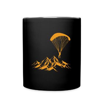 Skydive Paragliding - Full Colour Mug - black - Front