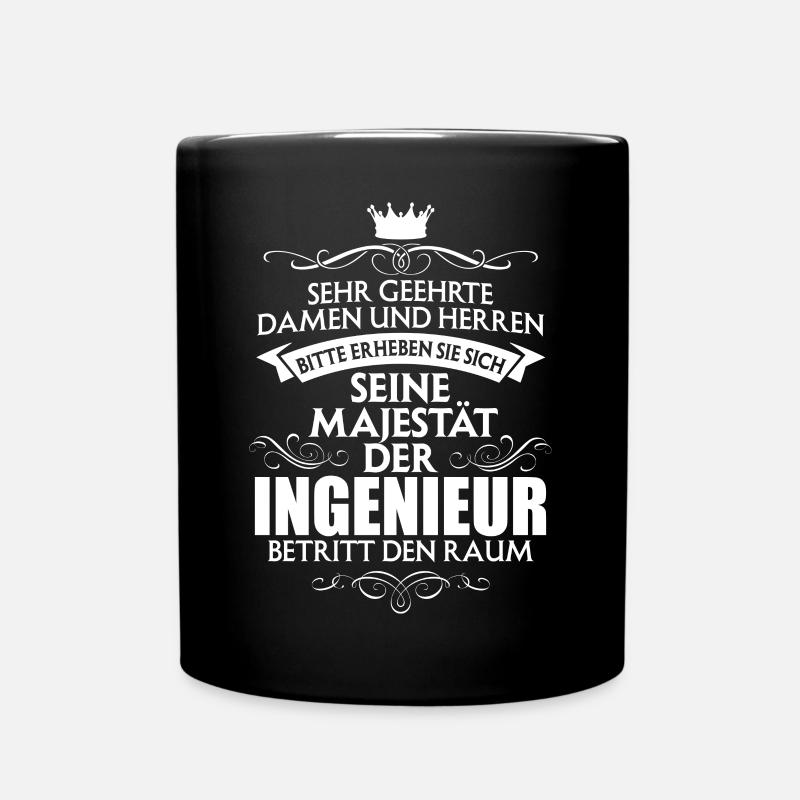 INGENIEUR - Tasse einfarbig - Schwarz