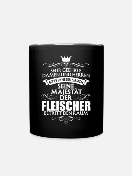 FLEISCHER - Majestät - Tasse einfarbig - Schwarz