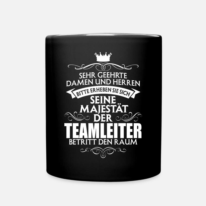 TEAMLEITER - Majestät - Tasse einfarbig - Schwarz