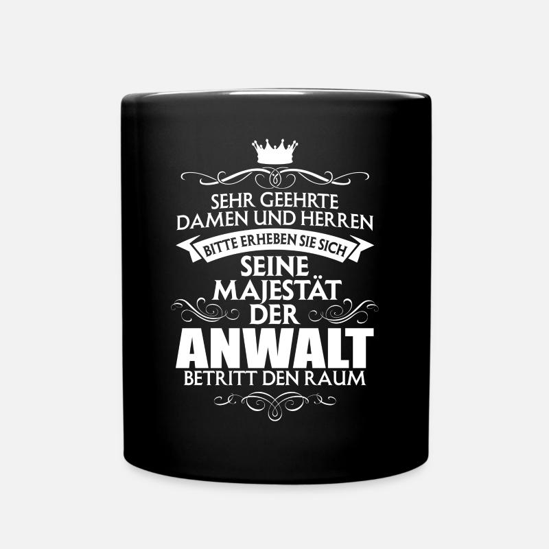 ANWALT - Majestät - Tasse einfarbig - Schwarz