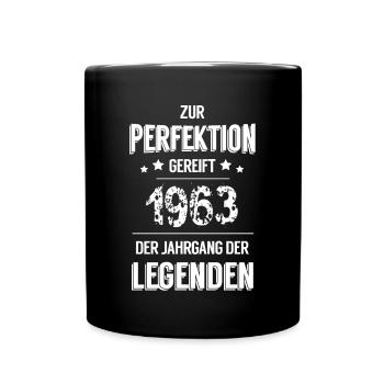Legenden 1963 - Tasse einfarbig - Schwarz - Vorne