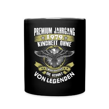 1979.png - Tasse einfarbig - Schwarz - Vorne