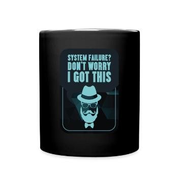 Geek Geschenk Informatik Sprüche Nerd Computer - Tasse einfarbig - Schwarz - Vorne