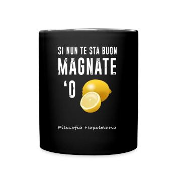 Magnate 'ou Lemon - Mug uni - noir - Devant