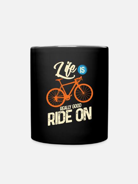 Cycling - Full Colour Mug - black