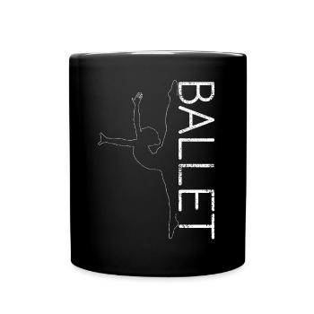 Ballett - Tasse einfarbig - Schwarz - Vorne
