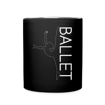 Ballet dancing - Full Colour Mug - black - Front