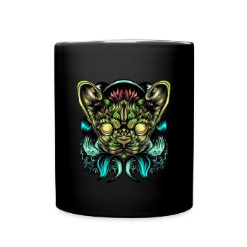 Cat or dog? - Full Colour Mug - black - Front
