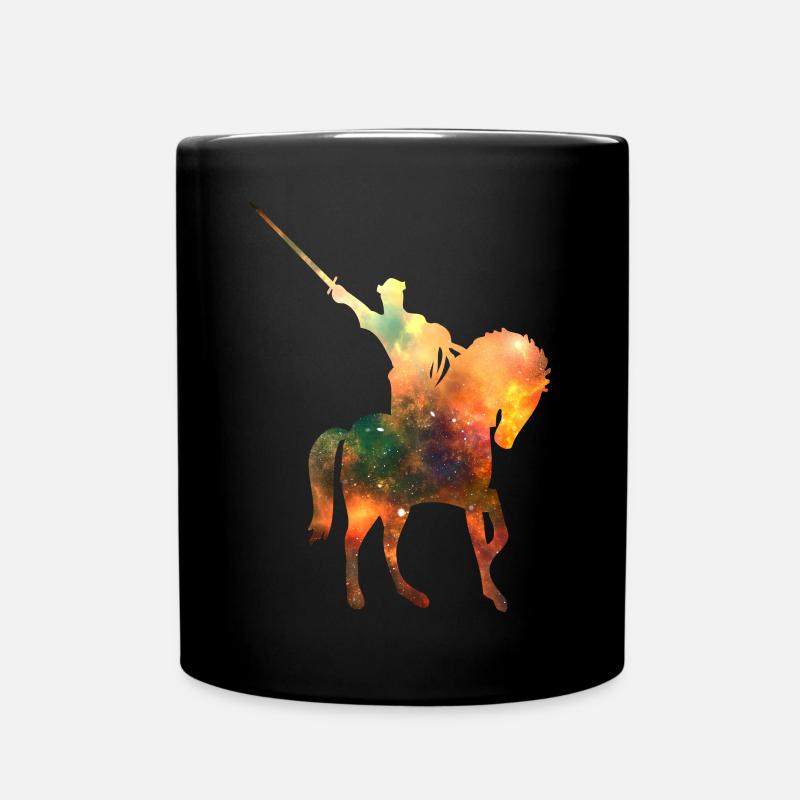 Ritter Reiter - Tasse einfarbig - Schwarz