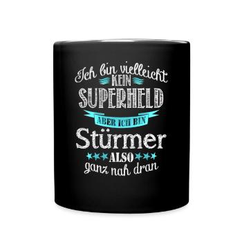Stürmer - Tasse einfarbig - Schwarz - Vorne
