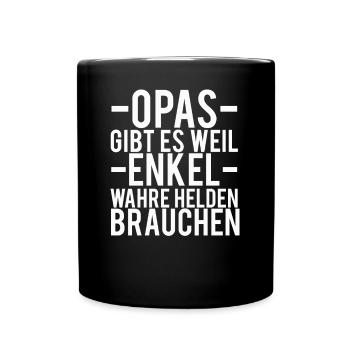 Grandfather - Full Colour Mug - black - Front