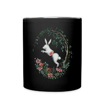 Jump Apart - Art pour les droits des animaux - Mug uni - noir - Devant