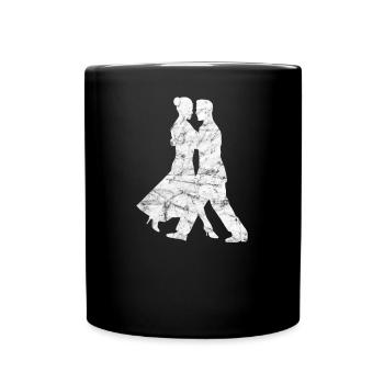 Tanzen - Tasse einfarbig - Schwarz - Vorne