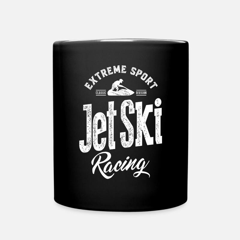 Jet-Ski-Rennen - Tasse einfarbig - Schwarz
