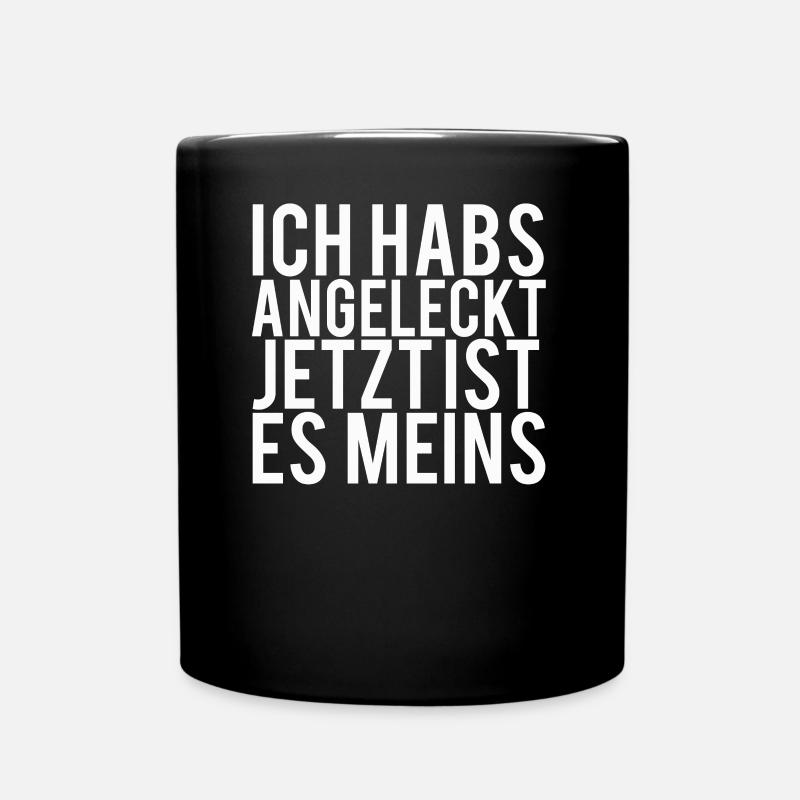 Lustiger Spruch - Tasse einfarbig - Schwarz