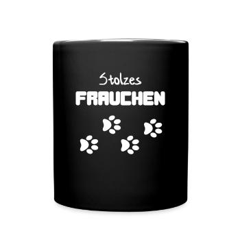 Chiens Maîtresse Chiens Amour - Mug uni - noir - Devant