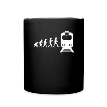 Zug - Tasse einfarbig - Schwarz - Vorne