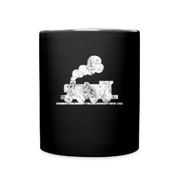 chemin de fer - Mug uni - noir - Devant