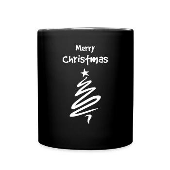 Merry Christmas - Mug uni - noir - Devant