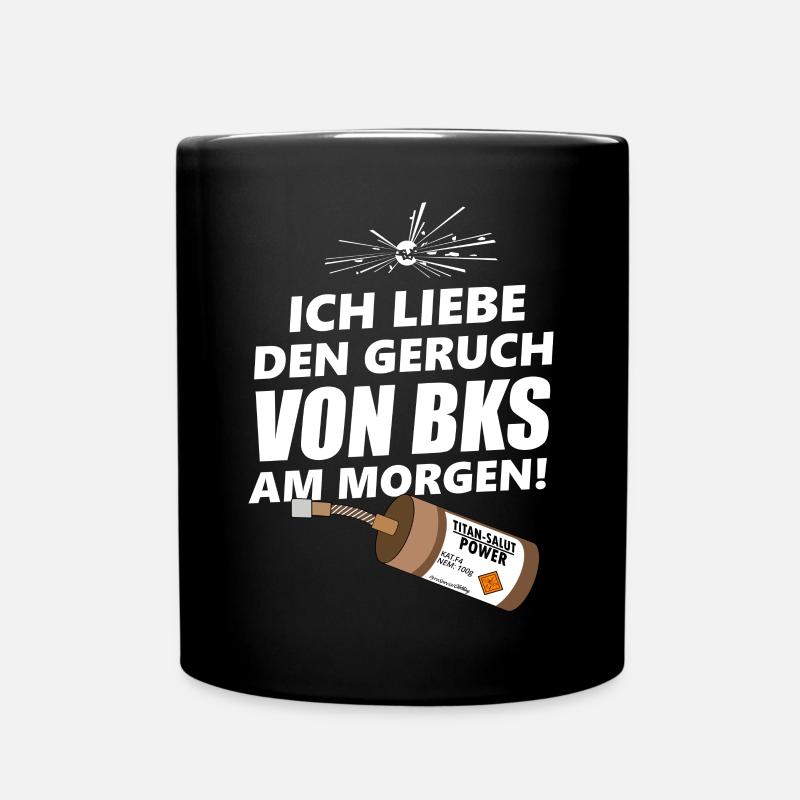 Pyro Feuerwerk Geruch am Morgen - Tasse einfarbig - Schwarz