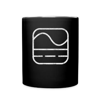 Elektroniker Ac Spruch Handwerker Dc Geschenk - Tasse einfarbig - Schwarz - Vorne