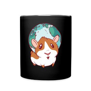 Hamster, earth, earth day - Full Colour Mug - black - Front