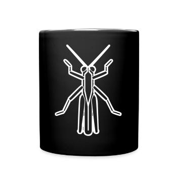 A grasshopper - Full Colour Mug - black - Front