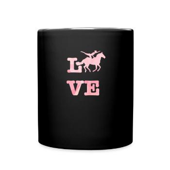 voltigieren voltegieren vaulter gift - Full Colour Mug - black - Front