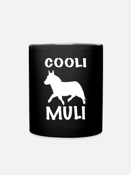 Cooli Muli - Tasse einfarbig - Schwarz
