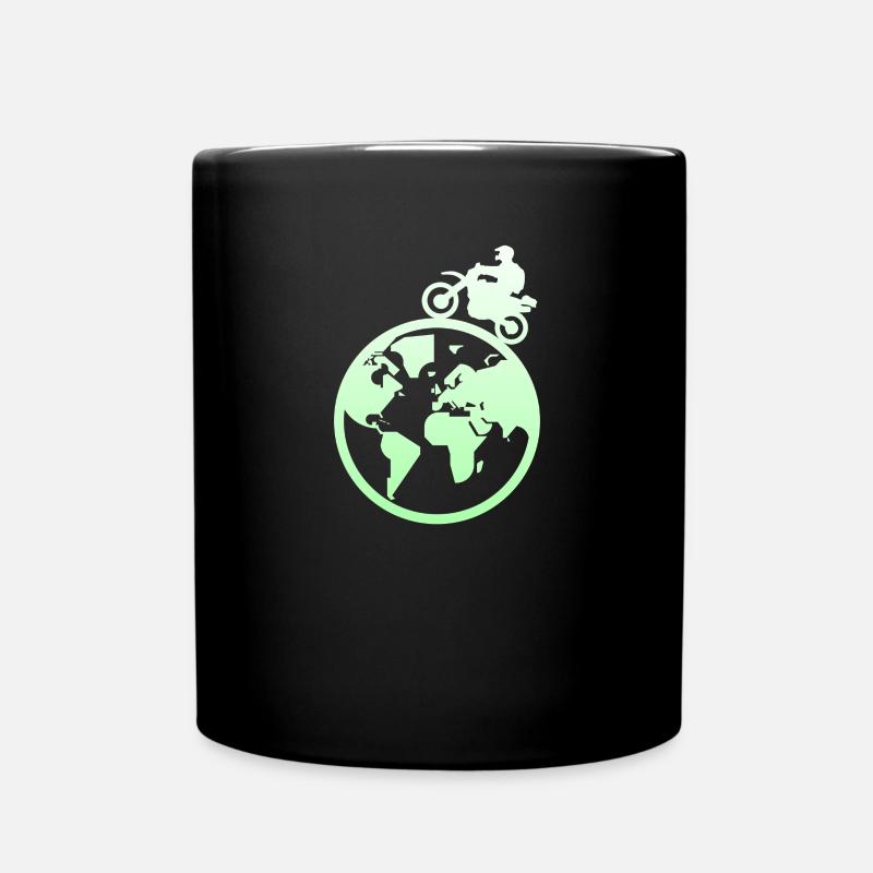 Motorrad Reisemotorrad Motorradfahrer Motorad - Tasse einfarbig - Schwarz