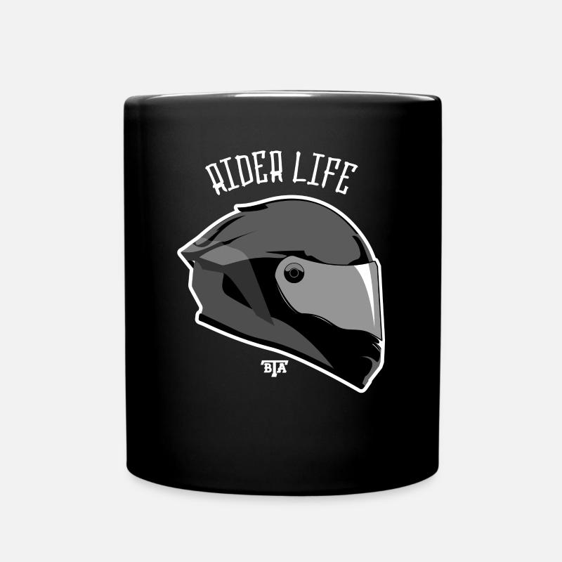 La vie de motard motard - Mug uni - noir