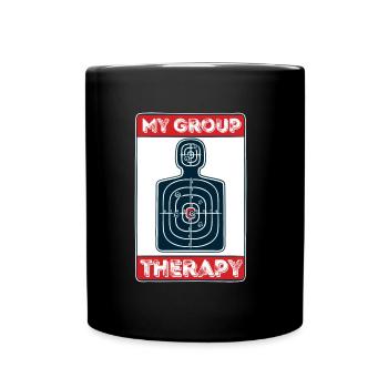 My group therapy - weapon weapon shooting - Full Colour Mug - black - Front