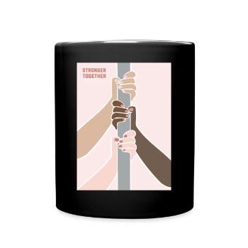 Plus forts ensemble Poledancers - Mug uni - noir - Devant