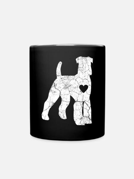 Dog Schnauzer - Full Colour Mug - black