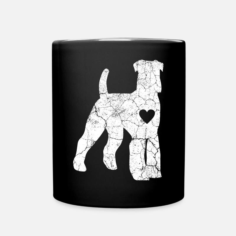 Dog Schnauzer - Full Colour Mug - black
