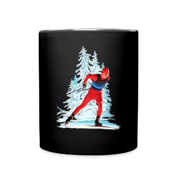 Cross - Full Colour Mug - black - Front