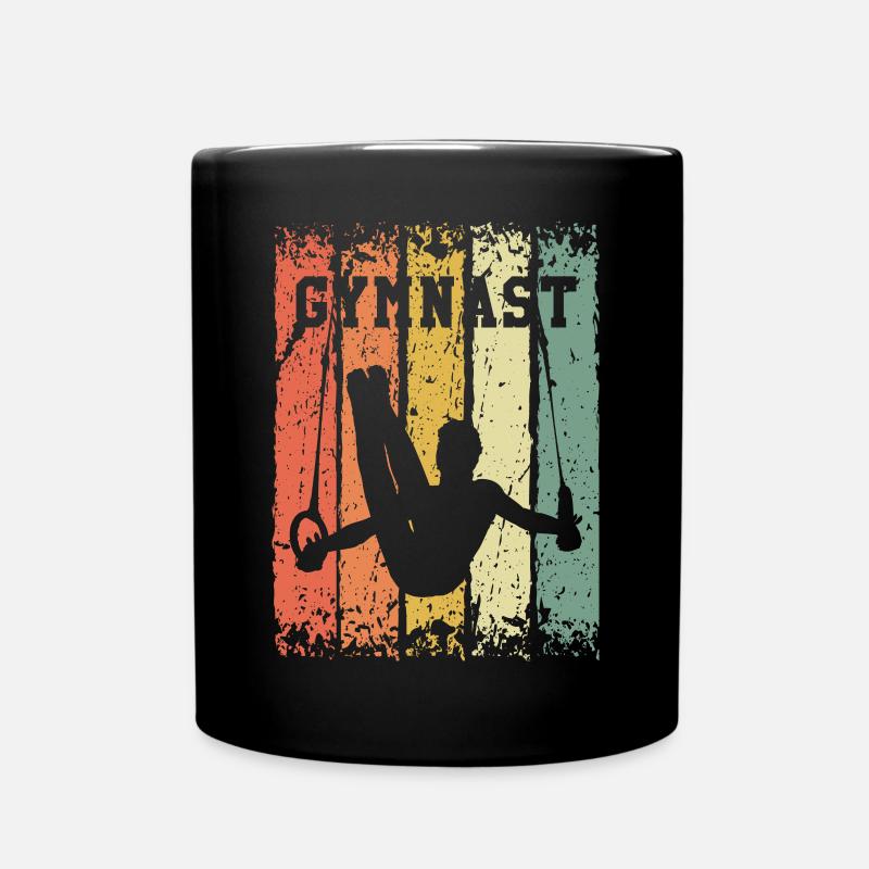 Retro Turner - Tasse einfarbig - Schwarz