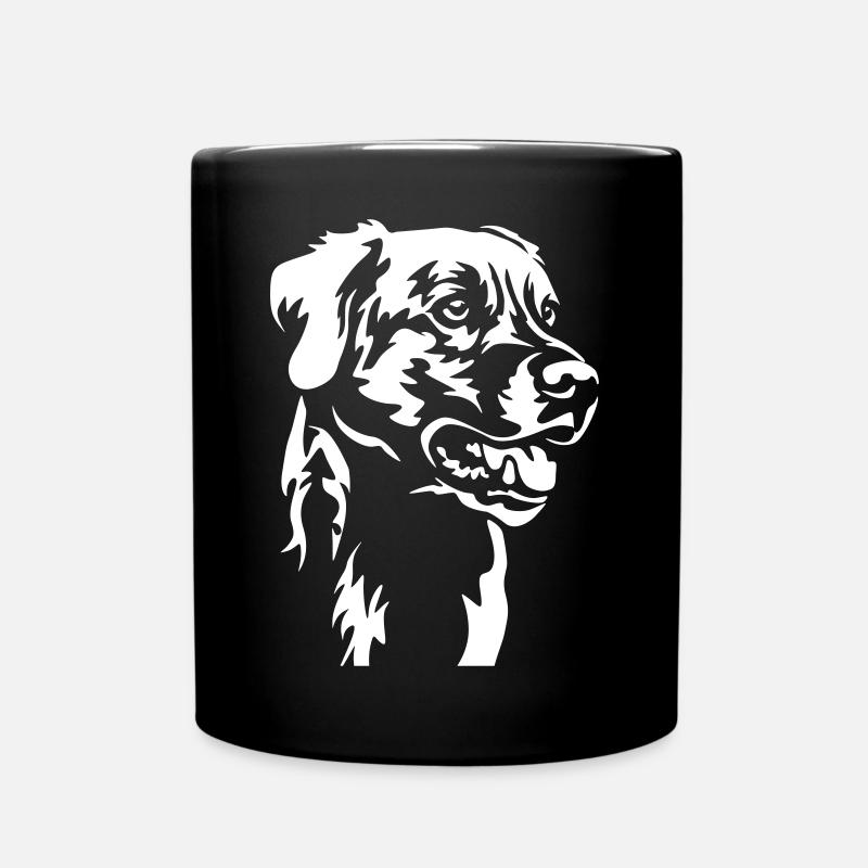 Labrador Head "Black Edition" - Full Colour Mug - black