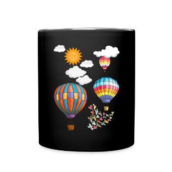 Balloon - Full Colour Mug - black - Front