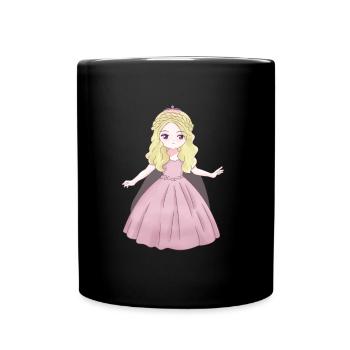 Princesse - Mug uni - noir - Devant