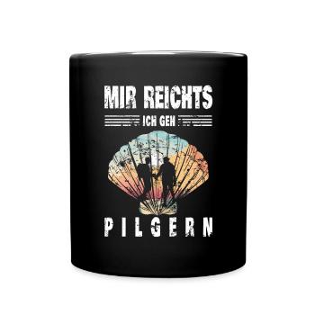 Pilgern - Tasse einfarbig - Schwarz - Vorne