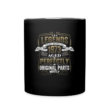 Légende 1973 Cadeau d’anniversaire Mesdames et Messieurs - Mug uni - noir - Devant