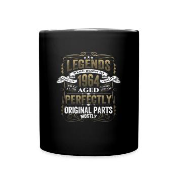 Légende 1964 Cadeau d’anniversaire Mesdames et Messieurs - Mug uni - noir - Devant