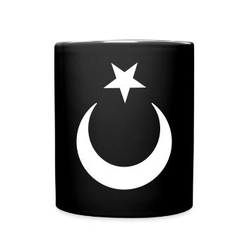 Türkiye Turquie Turquie Ailes et croissant de lune - Mug uni - noir - Devant