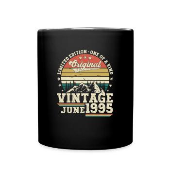 Original Juin Millésime 1995 27ème Anniversaire Hommes - Mug uni - noir - Devant